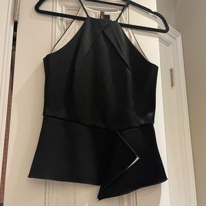 Roland Mouret satin halter top